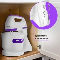 Миксер кухонный электрический &laquo;2 в 1&raquo; КТ-3490 - 100 Вт