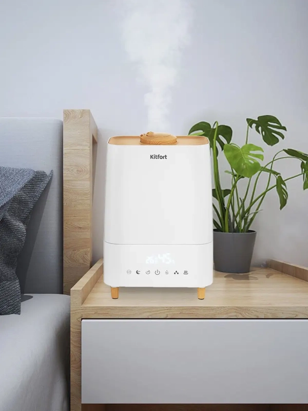 Увлажнитель воздуха для дома КТ-2811 (2 в 1) - 25 Вт