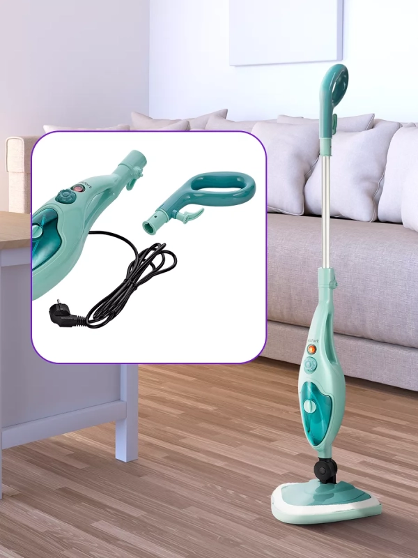 Паровая швабра с насадками КТ-1079 (2 в 1) - 1300 Вт