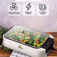 Гриль электрический со съемными панелями КТ-1685 - 1500 Вт