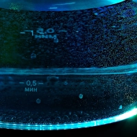 Чайник стеклянный с терморегулятором КТ-6677 - 1,7 л