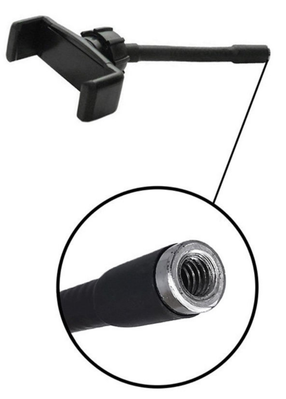 Гибкий держатель для телефона (внутренняя резьба) mini UFH-04 ISA (12см)