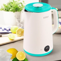 Чайник электрический металлический пластик КТ-6197 - 1.7 л