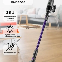 Беспроводной пылесос для дома КТ-5122 - 250 Вт