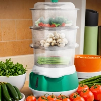 Пароварка электрическая с таймером КТ-6454 - 840-1000 Вт