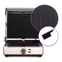 Электрогриль КТ-3629 двусторонний гриль электрический 2 в 1