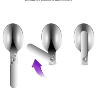 Ланч-бокс с ложкой КТ-1218 - 0.5 л