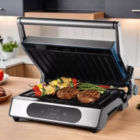 Электрогриль КТ-3628 гриль электрический для дома (2 в 1)