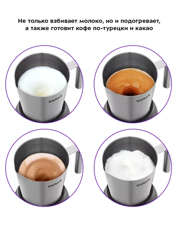 Капучинатор электрический вспениватель молока КТ-7156