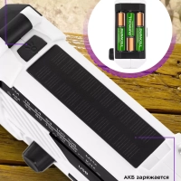 Кемпинговый фонарь аккумуляторный с радио КТ-3374 (7 в 1)