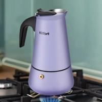 Кофеварка гейзерная для плиты КТ-7149 - 290 мл