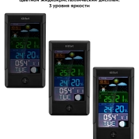 Метеостанция КТ-3322 термометр, погодная станция, часы