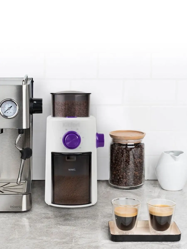 Кофемолка электрическая жерновая КТ-7102 - 100 Вт