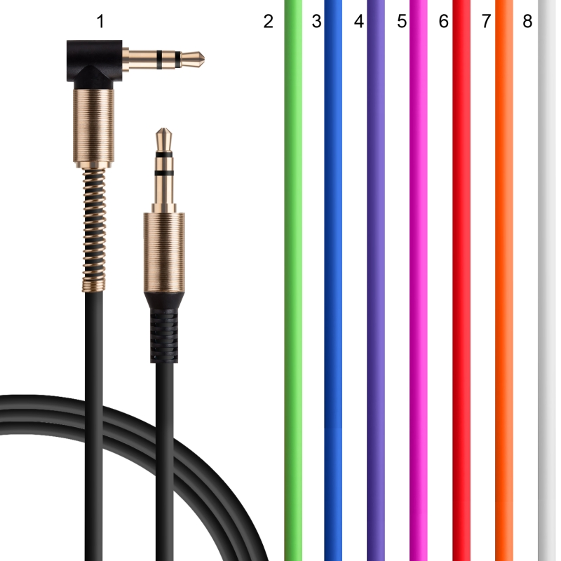 Кабель AUX 1M 3,5 на 3,5 JD-237