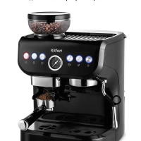 Кофемашина рожковая с жерновой кофемолкой КТ-7108 1560 Вт