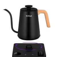 Чайник для варки кофе с терморегулятором КТ-6726 - 1 л