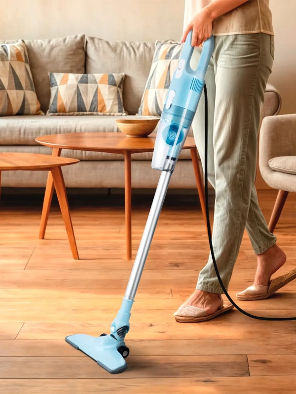 Пылесос для дома вертикальный ручной КТ-586 (2 в 1) - 600 Вт