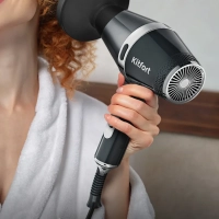 Фен КТ-3256 - 2 насадки - 3 режима - 1800-2200 Вт