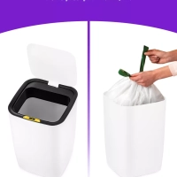 Мусорное ведро сенсорное с крышкой КТ-6021 - 9 л