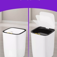 Мусорное ведро сенсорное с крышкой КТ-6021 - 9 л