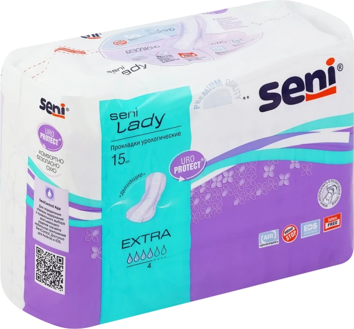 Прокладки урологические SENI LADY Exstra, 15шт