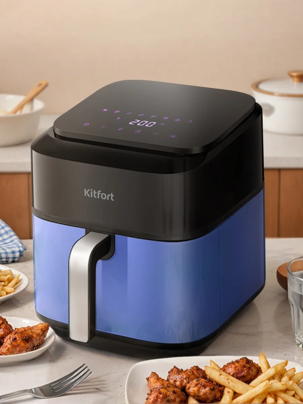 Аэрогриль электрический КТ-2263 - 6.3 л 1800 Вт