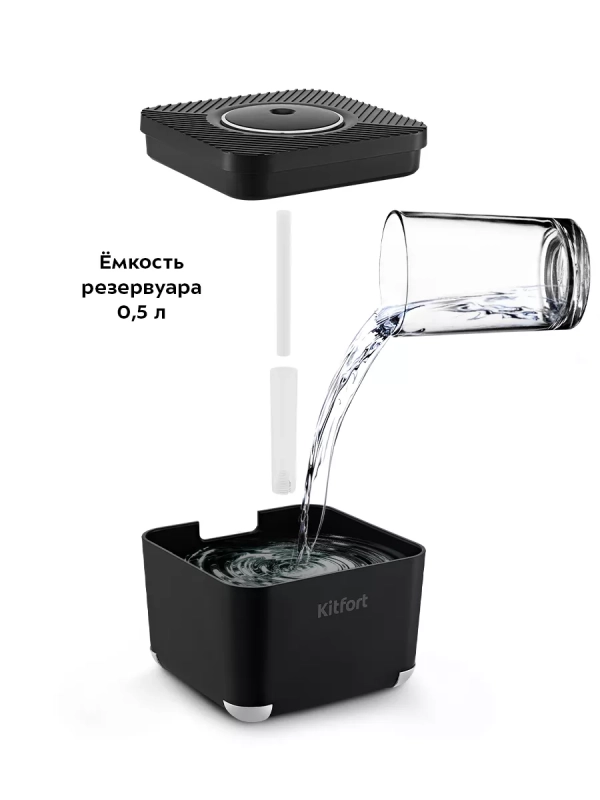 Увлажнитель воздуха для дома мини КТ-3810 - 2 Вт