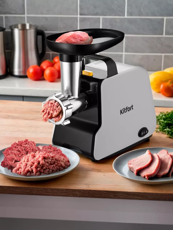 Мясорубка электрическая с насадками КТ-2117 - 300 Вт