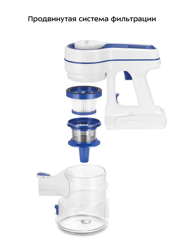 Вертикальный беспроводной пылесос КТ-5512 - 120 Вт