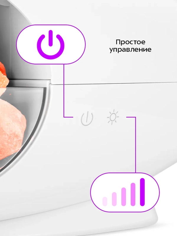 Соляная лампа-ароматизатор КТ-3840 - 18 Вт