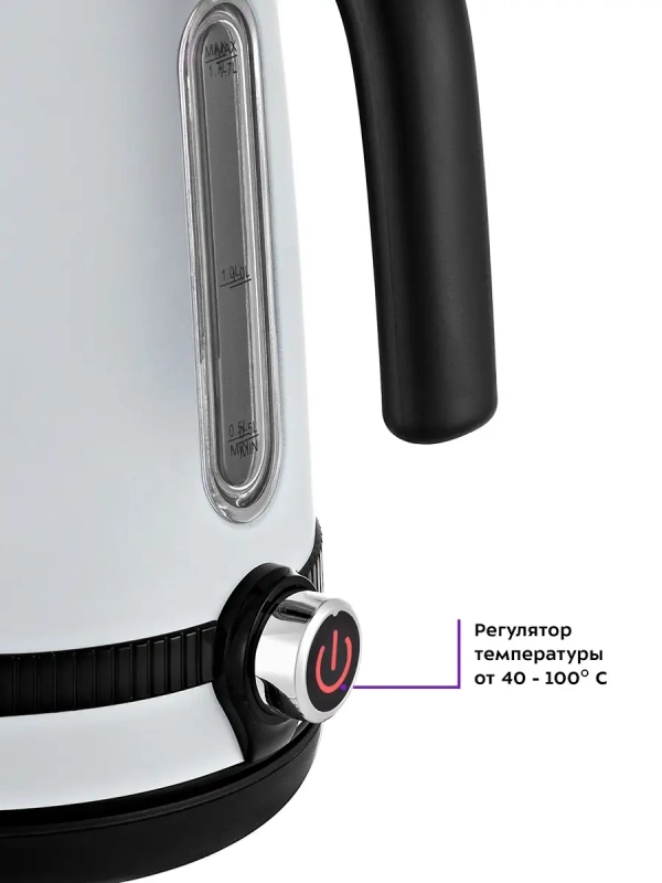 Чайник электрический металлический КТ-6121 - 1.7 л