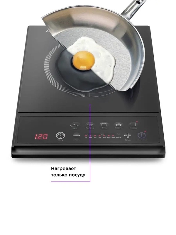 Индукционная плита настольная КТ-114 - 1600 Вт