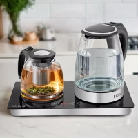 Чайный набор чайник электрический заварочный КТ-6651