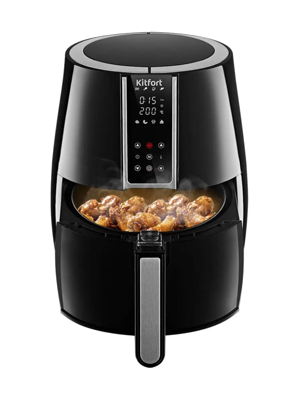 Аэрогриль со съемным поддоном КТ-2227 - 3.5 л 1500 Вт