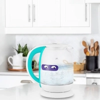 Чайник электрический стеклянный с подсветкой КТ-6140 - 1.7 л