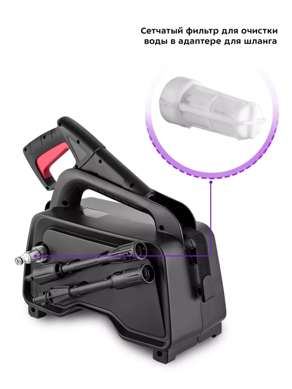 Мойка высокого давления КТ-9163 - 1200 Вт