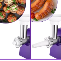 Мясорубка электрическая с насадками КТ-2119 - 350 Вт