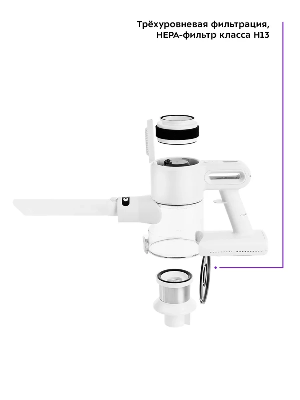 Беспроводной вертикальный пылесос для дома КТ-5117 - 150 Вт