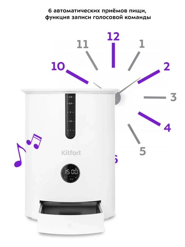 Кормушка для кошек автокормушка для собак КТ-2080