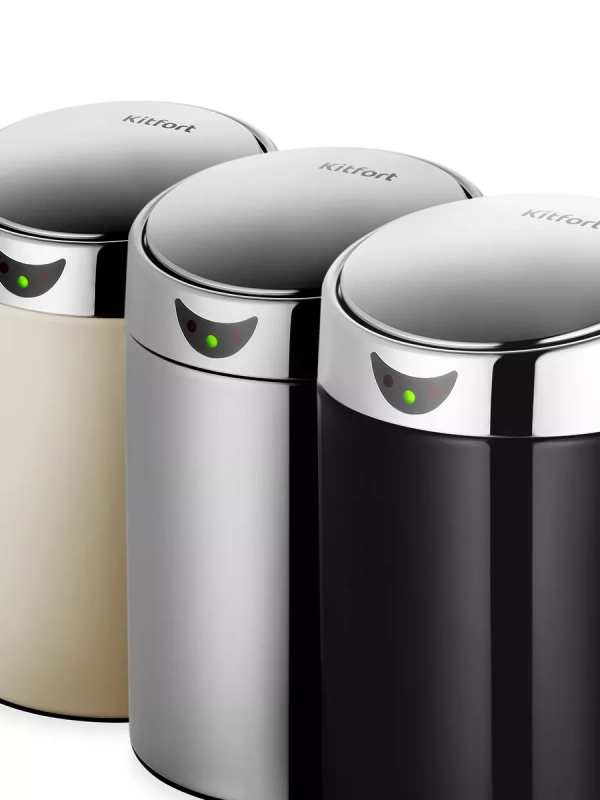 Мусорное ведро сенсорное с крышкой КТ-6018 - 1 л