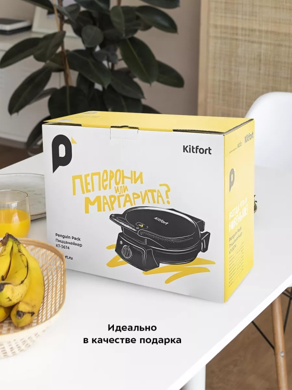 Пиццамейкер электрический КТ-3674 пицца 30 см