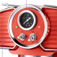 Кофеварка рожковая электрическая КТ-7125 - 1465 Вт 1.8 л