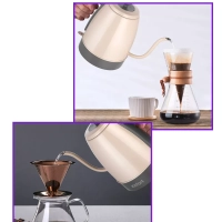 Чайник электрический для варки кофе КТ-6614 - 1 л