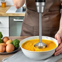 Блендер погружной КТ-3502 измельчитель 2 чаши 400 Вт