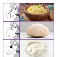 Цельнометаллический планетарный миксер кухонный КТ-3435