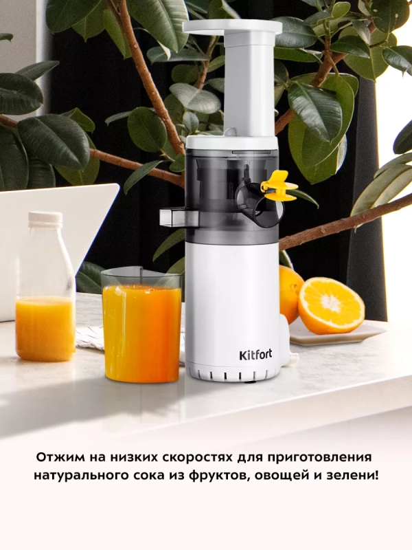 Шнековая соковыжималка электрическая КТ-1151 - 100 Вт