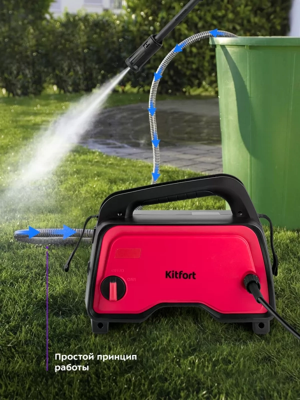 Мойка высокого давления КТ-9163 - 1200 Вт