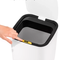 Мусорное ведро сенсорное с крышкой КТ-6021 - 9 л