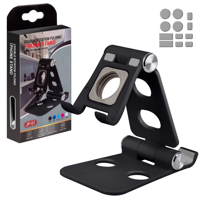 Держатель телефона двойное вращение складывание JP-01 белый (300шт/кор)