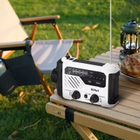 Кемпинговый фонарь аккумуляторный с радио КТ-3374 (7 в 1)